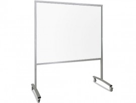 Fahrbare Whiteboard-Stellwand